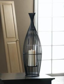 Large Wire Candle Holder Vase