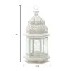 White Moroccan Lantern - Large Size for Stunning Home Decor