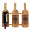 Bordeaux Wooden Wine Bottle Holder - Rustic Wine Rack for Home Decor