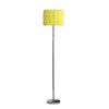 63"In Yellow Roses In Bloom Acrylic/Metal Floor Lamp