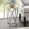 Angular Mirror Accent Table