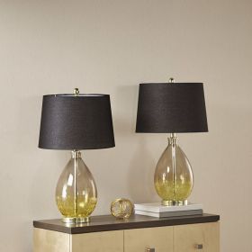 Cortina Ombre Glass Table Lamp, Set of 2