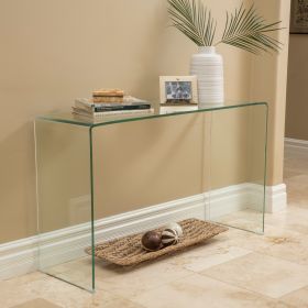 CONSOLE TABLE 12MM TEMPERED BENT GLASS