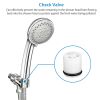 Handheld Shower Head Stainless High Pressure 5 Spray Settings Massage Spa Showerhead Chrome Face