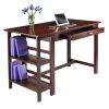 Velda Writing Desk with 2 Shelves