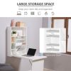 Wall Mount Desk Cabinet-White