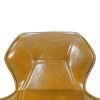 Set of 2, Leather Bar Chair with High-Density Sponge, PU Chair Counter Height Pub Kitchen Stools for Dining room,homes,bars, kitchens,Brown