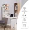 Wall Mount Desk Cabinet-White