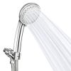 Handheld Shower Head Stainless High Pressure 5 Spray Settings Massage Spa Showerhead Chrome Face