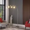 72" Kiery 4 Arm Aluminum Led Arc Floor Lamp