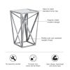 Angular Mirror Accent Table