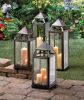 Rustic Silver Contemporary Lantern