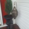 Moroccan Candle Lantern Stand - Handcrafted Metal Candle Holder Stand for Indoor or Outdoor Use