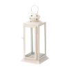 White Starlight Candle Lantern - Elegant Home Decor Accent with LED Lights