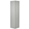 Tall Bathroom Corner Cabinet;  Freestanding Storage Cabinet with Doors and Adjustable Shelves;  MDF Board