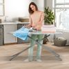 60 x 15 Inch Foldable Ironing Board with Iron Rest Extra Cotton Cover