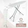 60 x 15 Inch Foldable Ironing Board with Iron Rest Extra Cotton Cover