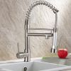 New Standard Single Handle kitchen faucet with pull-down kitchen faucet in Brushed Nickel