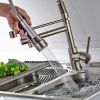 New Standard Single Handle kitchen faucet with pull-down kitchen faucet in Brushed Nickel